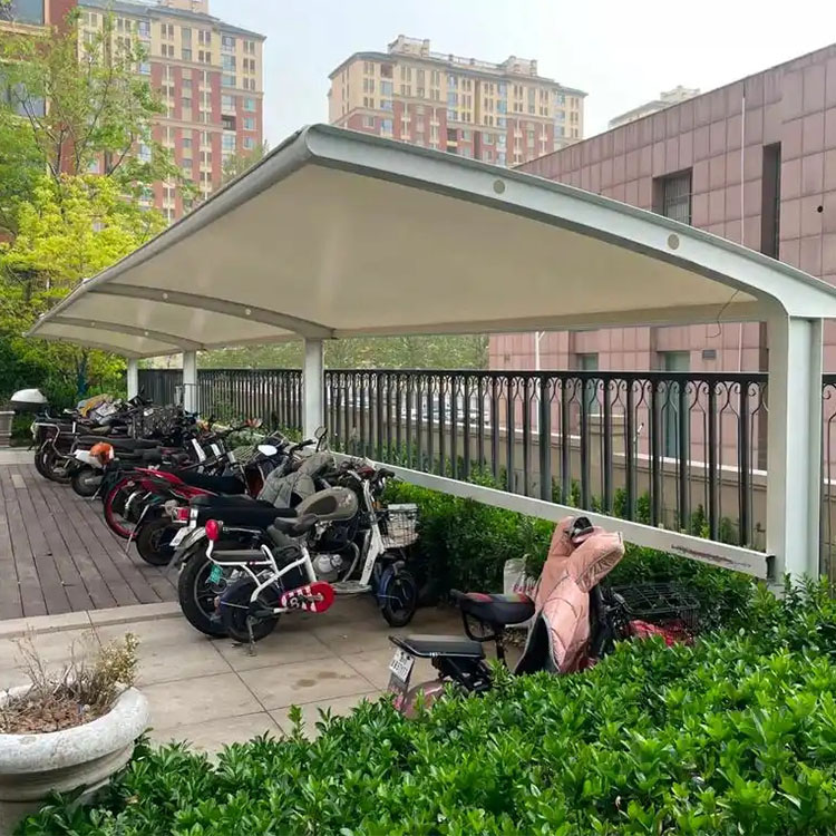 大邑县膜结构电动车棚